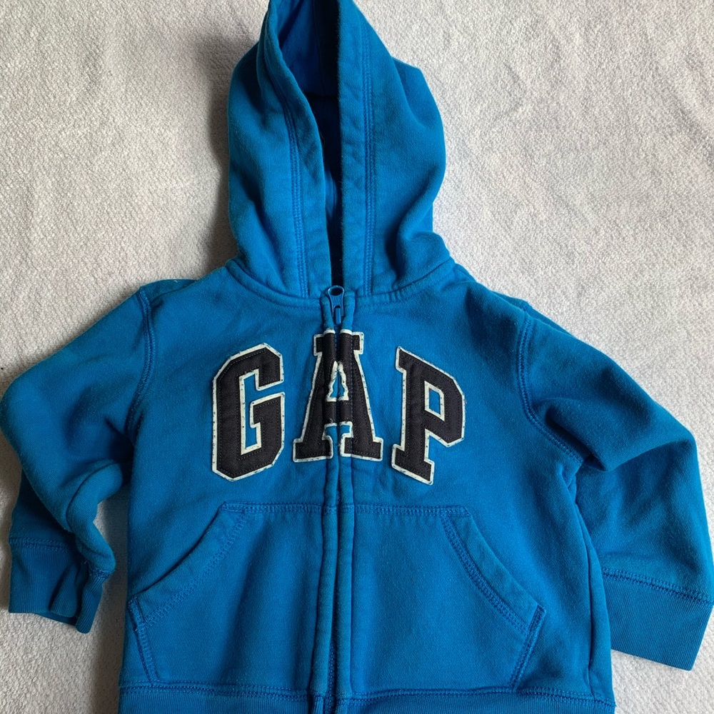 Blue GAP zip up hoodie